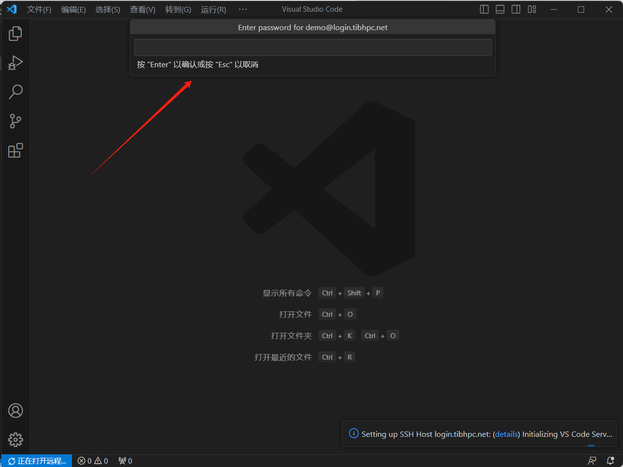 VSCode 连接登录节点示例