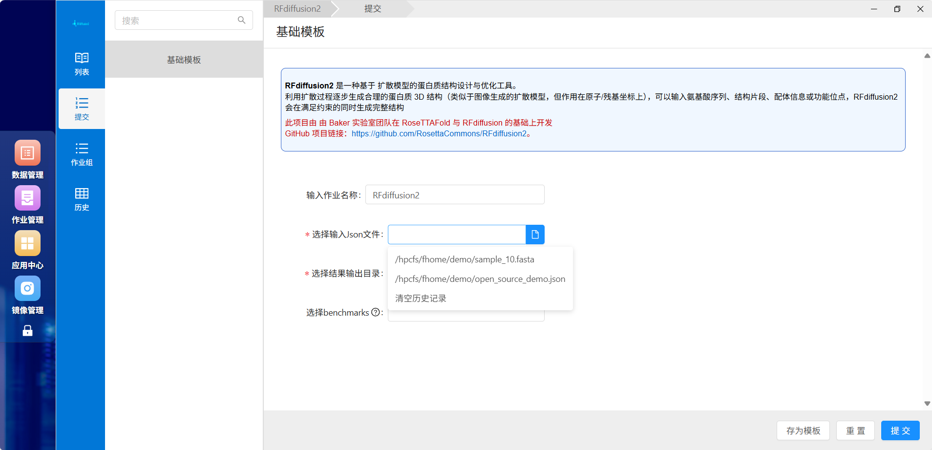 RFdiffusion2 输入参数